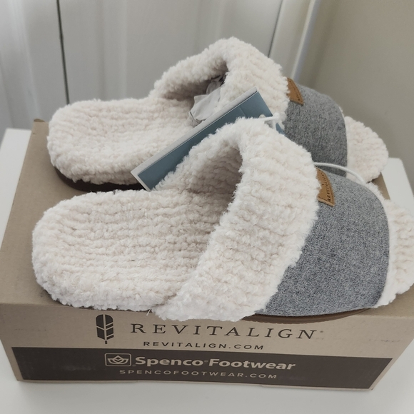 BNWT Revitalign Juniper Slippers Women’s 9.5 Orthotic Arch Support Comfort - Picture 12 of 15